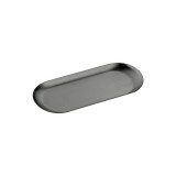 Δίσκος Πολλαπλών Χρήσεων (AISI 304) W22.5xD9xH1cm PVD Gun Metal Brushed Sanco Hotel Amenities 00122-PVD-05BR