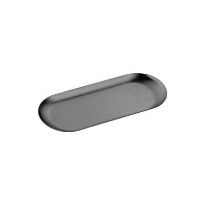 Δίσκος Πολλαπλών Χρήσεων (AISI 304) W22.5xD9xH1cm PVD Gun Metal Brushed Sanco Hotel Amenities 00122-PVD-05BR