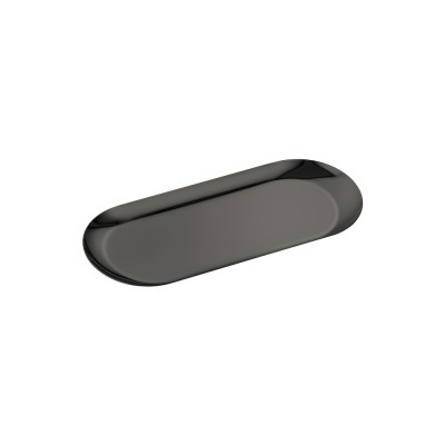 Δίσκος Πολλαπλών Χρήσεων (AISI 304) W22.5xD9xH1cm PVD Gun Metal Polished Sanco Hotel Amenities 00122-PVD-05PL