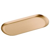 Δίσκος Πολλαπλών Χρήσεων (AISI 304) W30xD12xH1cm PVD Warm Bronze Brushed Sanco Hotel Amenities 00123-PVD-01BR