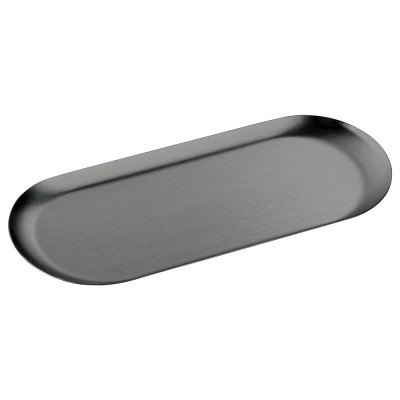 Δίσκος Πολλαπλών Χρήσεων (AISI 304) W30xD12xH1cm PVD Gun Metal Brushed Sanco Hotel Amenities 00123-PVD-05BR
