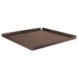 Δίσκος Σερβιρίσματος (AISI 304) W30xD30xH1.5cm Wenge Grained Sanco Hotel Amenities 00134-A75
