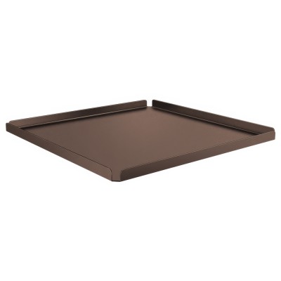 Δίσκος Σερβιρίσματος (AISI 304) W30xD30xH1.5cm Wenge Grained Sanco Hotel Amenities 00134-A75