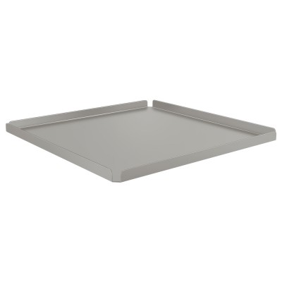 Δίσκος Σερβιρίσματος (AISI 304) W30xD30xH1.5cm Cement Gray Mat Sanco Hotel Amenities 00134-M104