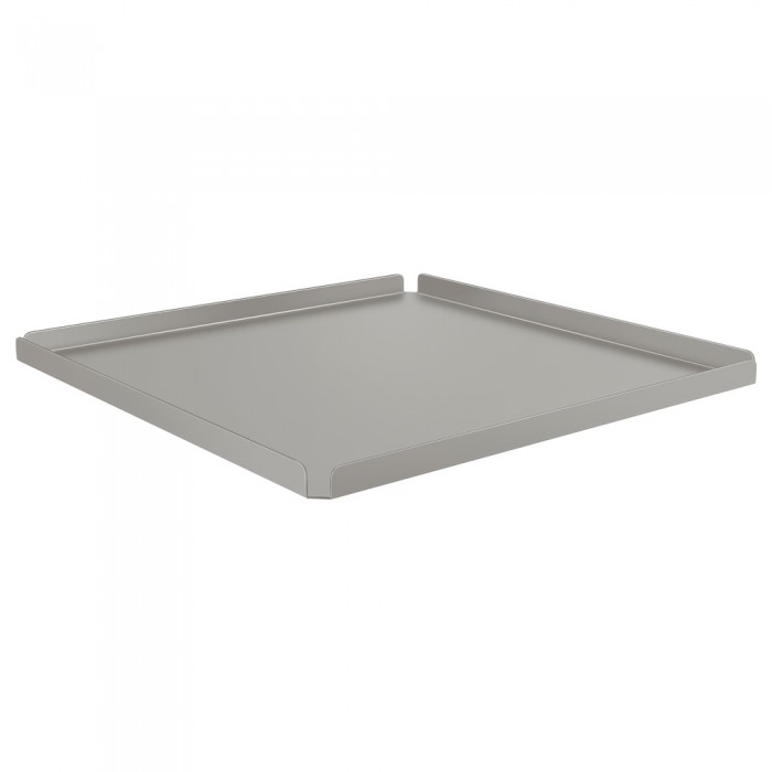 Δίσκος Σερβιρίσματος (AISI 304) W30xD30xH1.5cm Cement Gray Mat Sanco Hotel Amenities 00134-M104