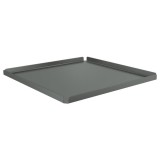 Δίσκος Σερβιρίσματος (AISI 304) W30xD30xH1.5cm Anthracite Grained Sanco Hotel Amenities 00134-M118