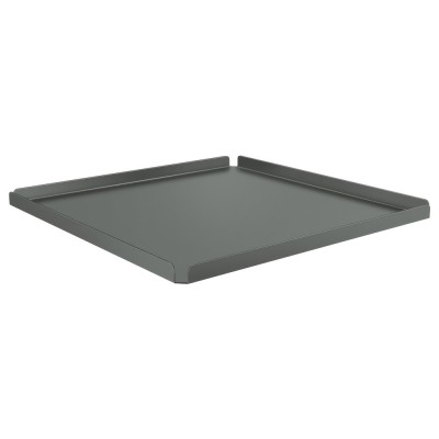 Δίσκος Σερβιρίσματος (AISI 304) W30xD30xH1.5cm Anthracite Grained Sanco Hotel Amenities 00134-M118