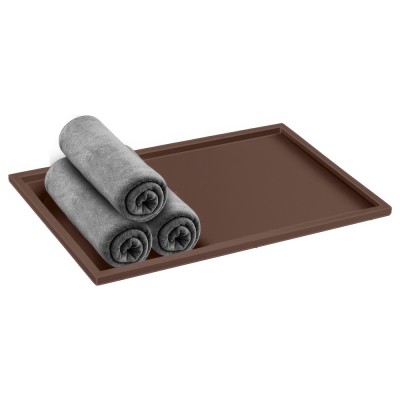 Δίσκος για Πετσέτες W30xD20xH1cm Wenge Grained Sanco Hotel Amenities 00136-A75
