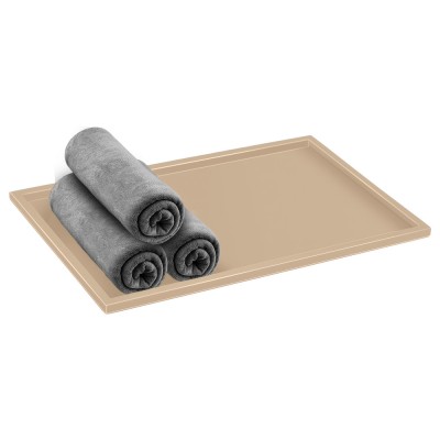 Δίσκος για Πετσέτες W30xD20xH1cm Mocha Mat Sanco Hotel Amenities 00136-M103