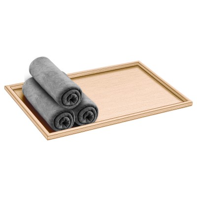 Δίσκος για Πετσέτες W30xD20xH1cm PVD Warm Bronze Brushed Sanco Hotel Amenities 00136-PVD-01BR