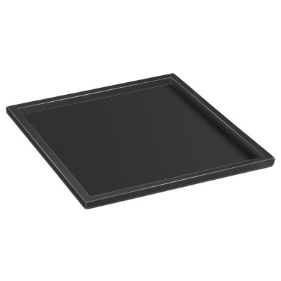 Δίσκος Σερβιρίσματος W30xD30xH1cm Black Mat Sanco Hotel Amenities 00137-M116