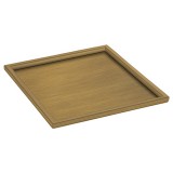 Δίσκος Σερβιρίσματος W30xD30xH1cm Bronze Mat Sanco Hotel Amenities 00137-M25
