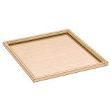 Δίσκος Σερβιρίσματος W30xD30xH1cm PVD Warm Bronze Brushed Sanco Hotel Amenities 00137-PVD-01BR