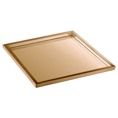 Δίσκος Σερβιρίσματος W30xD30xH1cm PVD Warm Bronze Polished Sanco Hotel Amenities 00137-PVD-01PL