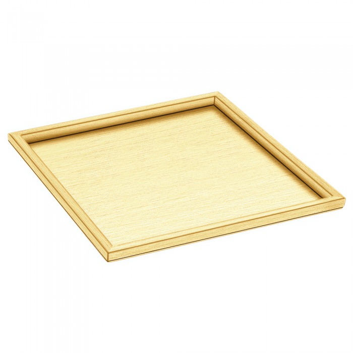 Δίσκος Σερβιρίσματος W30xD30xH1cm PVD Golden Brass Brushed Sanco Hotel Amenities 00137-PVD-02BR