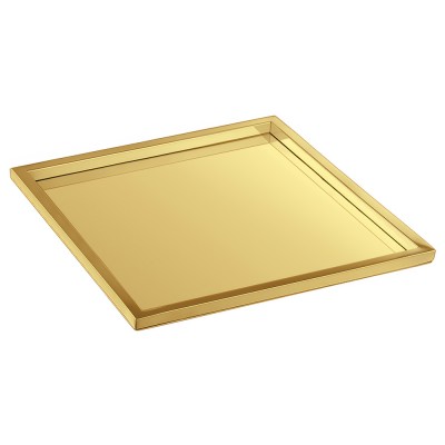 Δίσκος Σερβιρίσματος W30xD30xH1cm PVD Golden Brass Polished Sanco Hotel Amenities 00137-PVD-02PL