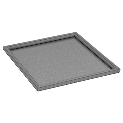 Δίσκος Σερβιρίσματος W30xD30xH1cm PVD Gun Metal Brushed Sanco Hotel Amenities 00137-PVD-05BR