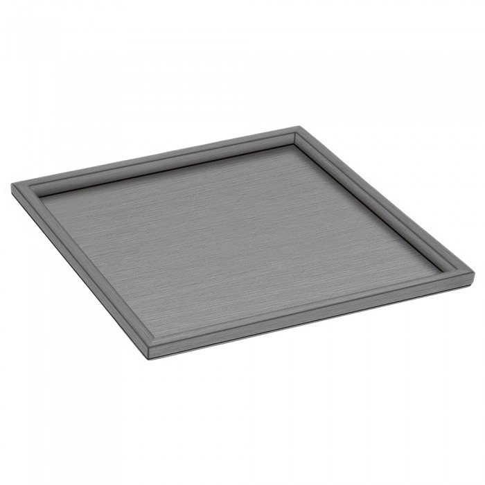 Δίσκος Σερβιρίσματος W30xD30xH1cm PVD Gun Metal Brushed Sanco Hotel Amenities 00137-PVD-05BR