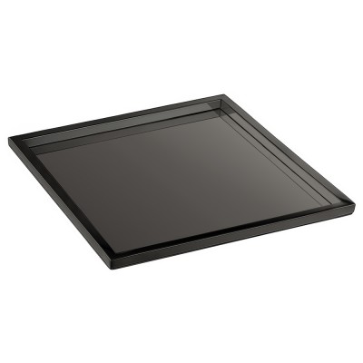 Δίσκος Σερβιρίσματος W30xD30xH1cm PVD Gun Metal Polished Sanco Hotel Amenities 00137-PVD-05PL