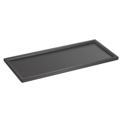 Δίσκος Πολλαπλών Χρήσεων W30xD13xH1cm Graphite Dark Sanco Hotel Amenities 00143-122