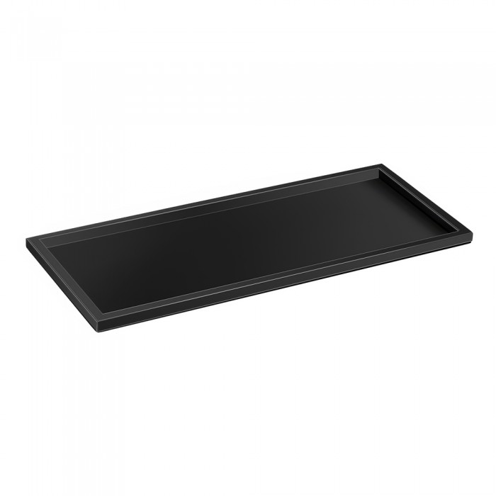 Δίσκος Πολλαπλών Χρήσεων W30xD13xH1cm Black Mat Sanco Hotel Amenities 00143-M116
