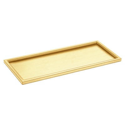 Δίσκος Πολλαπλών Χρήσεων W30xD13xH1cm PVD Golden Brass Brushed Sanco Hotel Amenities 00143-PVD-02BR