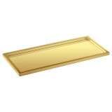 Δίσκος Πολλαπλών Χρήσεων W30xD13xH1cm PVD Golden Brass Polished Sanco Hotel Amenities 00143-PVD-02PL
