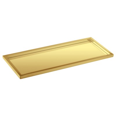Δίσκος Πολλαπλών Χρήσεων W30xD13xH1cm PVD Golden Brass Polished Sanco Hotel Amenities 00143-PVD-02PL