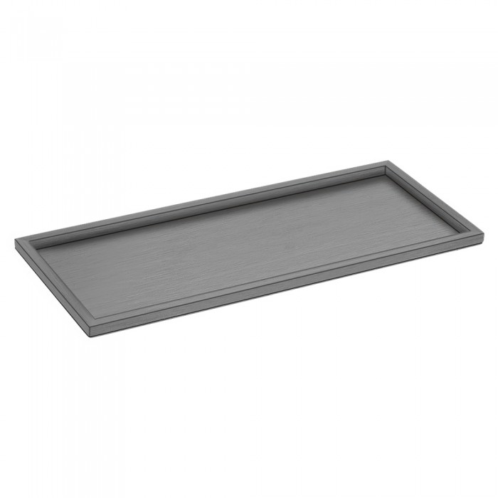 Δίσκος Πολλαπλών Χρήσεων W30xD13xH1cm PVD Gun Metal Brushed Sanco Hotel Amenities 00143-PVD-05BR
