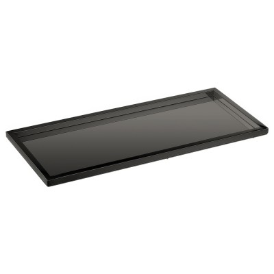 Δίσκος Πολλαπλών Χρήσεων W30xD13xH1cm PVD Gun Metal Polished Sanco Hotel Amenities 00143-PVD-05PL