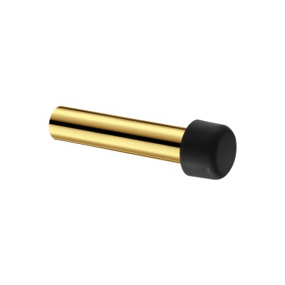 Επιτοίχιο Στοπ πόρτας D11xH3cm PVD Golden Brass Polished Sanco Bath Robe Hook & Door Stop 00251-PVD-02PL