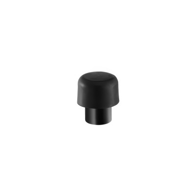 Επιδαπέδιο Στοπ πόρτας D3xH3.5cm Black Mat Sanco Bath Robe Hook & Door Stop 00252-M116