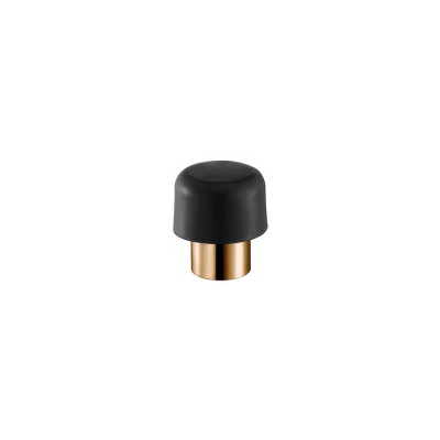 Επιδαπέδιο Στοπ πόρτας D3xH3.5cm PVD Warm Bronze Polished Sanco Bath Robe Hook & Door Stop 00252-PVD-01PL