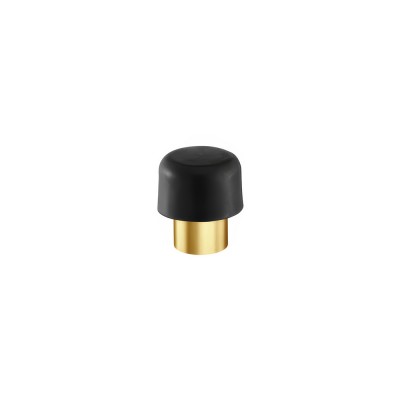 Επιδαπέδιο Στοπ πόρτας D3xH3.5cm PVD Golden Brass Brushed Sanco Bath Robe Hook & Door Stop 00252-PVD-02BR