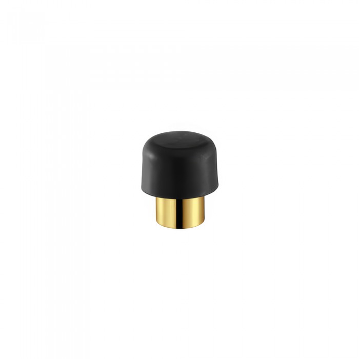 Επιδαπέδιο Στοπ πόρτας D3xH3.5cm PVD Golden Brass Polished Sanco Bath Robe Hook & Door Stop 00252-PVD-02PL