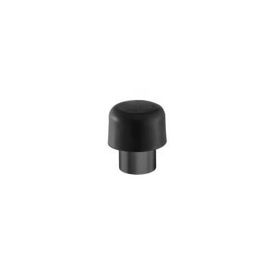 Επιδαπέδιο Στοπ πόρτας D3xH3.5cm PVD Gun Metal Brushed Sanco Bath Robe Hook & Door Stop 00252-PVD-05BR