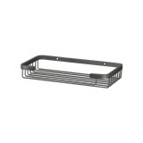 Σπογγοθήκη Ορθογώνια W22xD10.5xH3.5cm Anthracite Grained Sanco Shower Baskets 00303-M118
