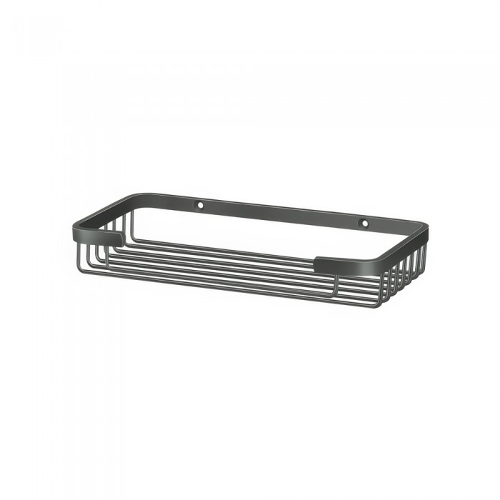 Σπογγοθήκη Ορθογώνια W22xD10.5xH3.5cm Anthracite Grained Sanco Shower Baskets 00303-M118
