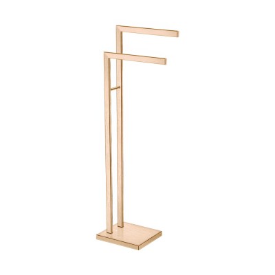 Πετσετοθήκη Επιδαπέδια Μπάνιου W30xD19xH92cm PVD Warm Bronze Brushed Sanco Towel Stands 00507-PVD-01BR
