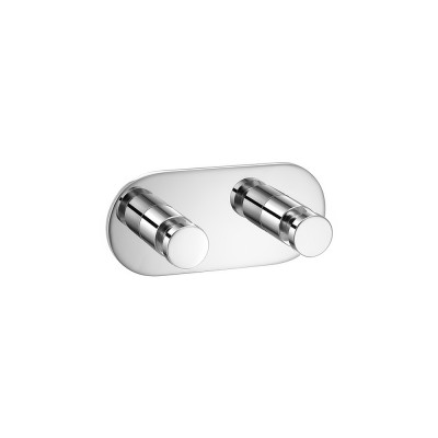 Άγκιστρο Διπλό Μπάνιου W11xD5xH5cm Chrome Sanco Ergon 00646-A03