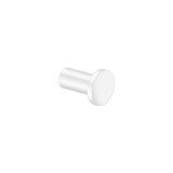 Άγκιστρο Μονό Ø3xD4cm White Mat Sanco Bath Robe Hook & Door Stop 00671-M101