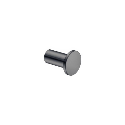 Άγκιστρο Μονό Ø3xD4cm PVD Gun Metal Brushed Sanco Bath Robe Hook & Door Stop 00671-PVD-05BR