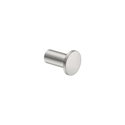 Άγκιστρο Μονό Ø3xD4cm PVD Nickel Steel Sanco Bath Robe Hook & Door Stop 00671-PVD-11BR