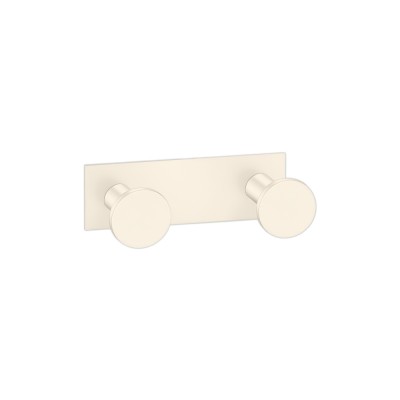 Άγκιστρο Διπλό Μπάνιου W8.5xD3.5xH3.5cm Beige Mat Sanco Bath Robe Hook & Door Stop 00682-M102
