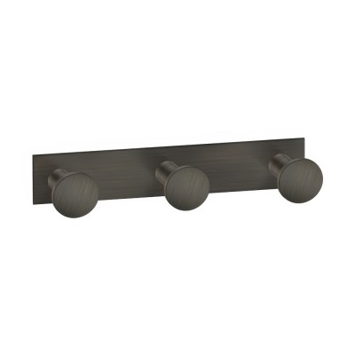 Άγκιστρο Τριπλό Μπάνιου W13xD3.5xH3.5cm Dark Bronze Mat Sanco Bath Robe Hook & Door Stop 00683-DM25