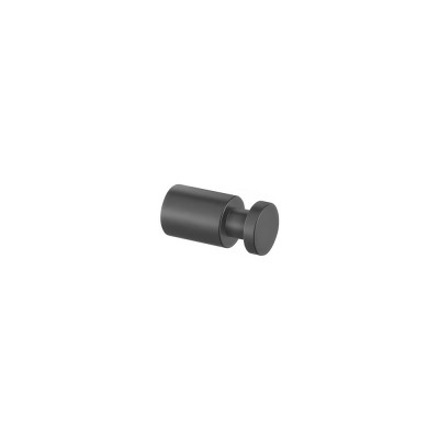 Άγκιστρο Μονό Μπάνιου Ø2xD4.5cm Graphite Dark Sanco Ergon 00690-122