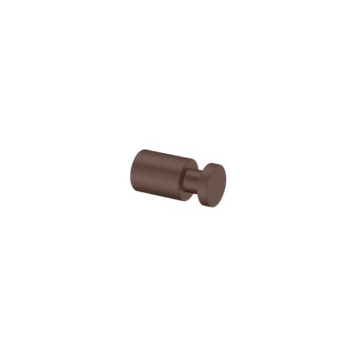 Άγκιστρο Μονό Μπάνιου Ø2xD4.5cm Wenge Grained Sanco Ergon 00690-A75