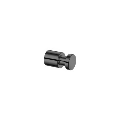 Άγκιστρο Μονό Μπάνιου Ø2xD4.5cm PVD Gun Metal Polished Sanco Ergon 00690-PVD-05PL