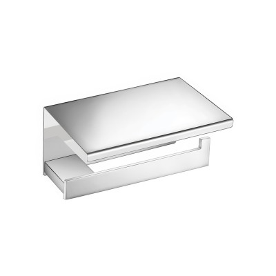 Χαρτοθήκη με καπάκι W16xD11xH9cm Chrome Sanco Monogram 120407-A03