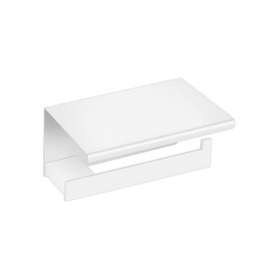 Χαρτοθήκη με καπάκι W16xD11xH9cm White Mat Sanco Monogram 120407-M101